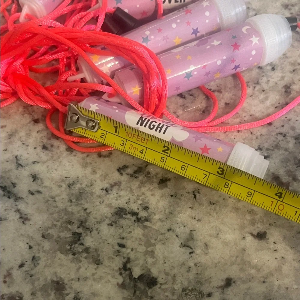 Party Favors for Girls Birthday 7 Mini Flashlights - Pink green and purple